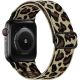 Scrunchie řemínek pro Apple Watch (42/44/45mm) Light Leopard