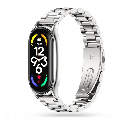 ŘEMÍNEK TECH-PROTECT STAINLESS XIAOMI MI SMART BAND 7 SILVER