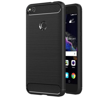 Forcell CARBON Case  Huawei P8 LITE 2017 / P9 LITE 2017 černý