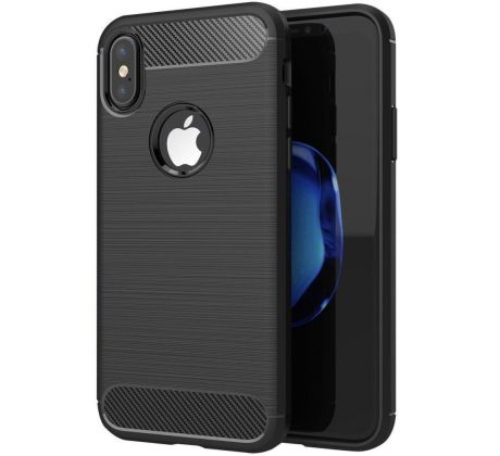 Forcell CARBON Case  iPhone X černý