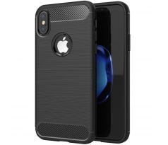 Forcell CARBON Case  iPhone XS ( 5,8" ) černý