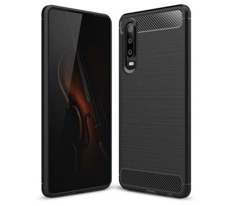 Forcell CARBON Case  Huawei P30 černý