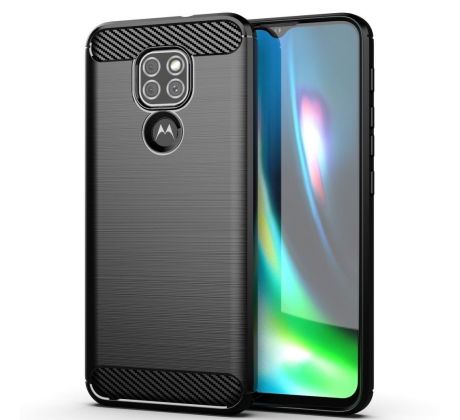 Forcell CARBON Case  MOTOROLA Moto G9 PLAY / E7 Plus černý