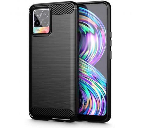 Forcell CARBON Case   Realme 8 černý