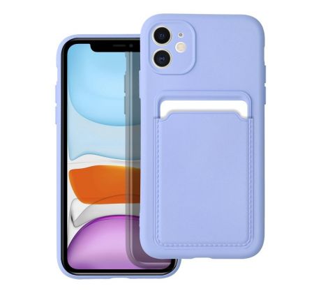 Forcell CARD Case  iPhone 11 fialový