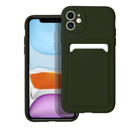 Forcell CARD Case  iPhone 11 zelený
