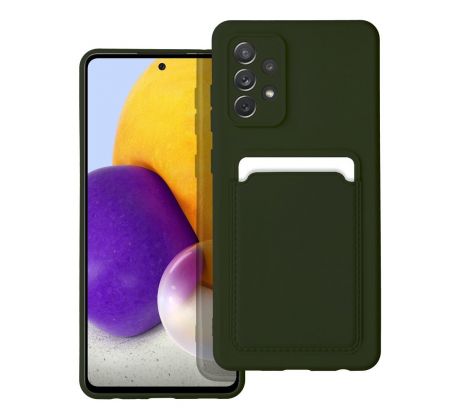 Forcell CARD Case  Samsung Galaxy A72 zelený