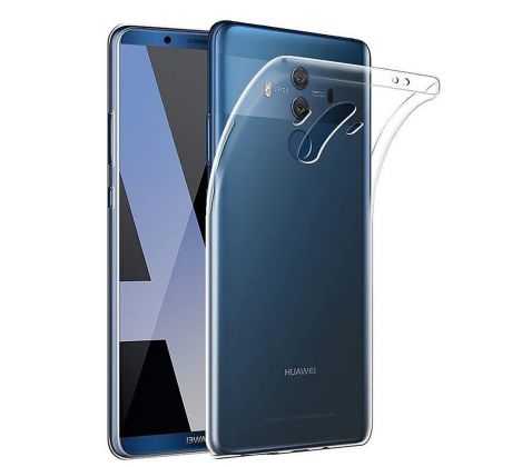 Transparentní silikonový kryt s tloušťkou 0,3mm  Huawei Mate 10 LITE průsvitný