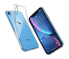 Transparentní silikonový kryt s tloušťkou 0,3mm  iPhone XR průsvitný