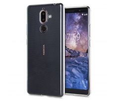 Transparentní silikonový kryt s tloušťkou 0,3mm  Nokia  7 Plus průsvitný