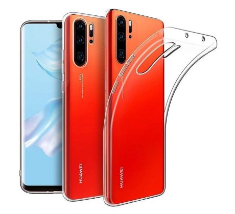 Transparentní silikonový kryt s tloušťkou 0,3mm  Huawei P30 Lite průsvitný