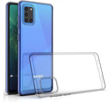 Transparentní silikonový kryt s tloušťkou 0,3mm  Samsung Galaxy A51 průsvitný