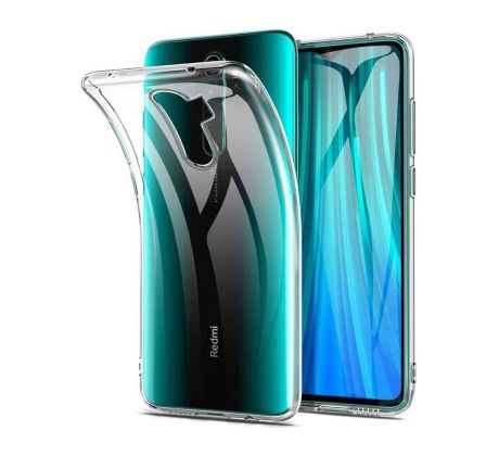 Transparentní silikonový kryt s tloušťkou 0,3mm  Xiaomi Redmi 9 průsvitný