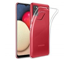 Transparentní silikonový kryt s tloušťkou 0,3mm  Samsung Galaxy A02s průsvitný