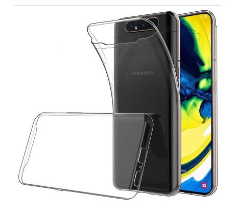 Transparentní silikonový kryt s tloušťkou 0,5mm  Samsung Galaxy A80