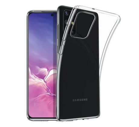 Transparentní silikonový kryt s tloušťkou 0,5mm  Samsung Galaxy S20 Ultra