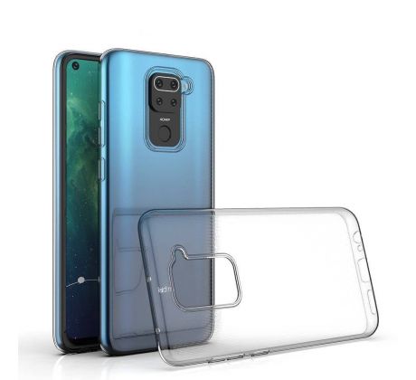 Transparentní silikonový kryt s tloušťkou 0,5mm  - Xiaomi Redmi Note 9 Pro Max průsvitný