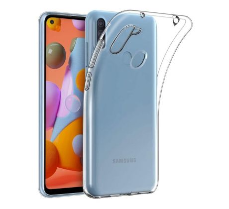 Transparentní silikonový kryt s tloušťkou 0,5mm  Samsung Galaxy A11
