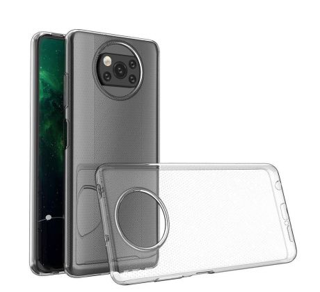 Transparentní silikonový kryt s tloušťkou 0,5mm   Xiaomi POCO X3 / X3 Pro