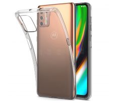 Transparentní silikonový kryt s tloušťkou 0,5mm  - Motorola Moto G9 Plus průsvitný