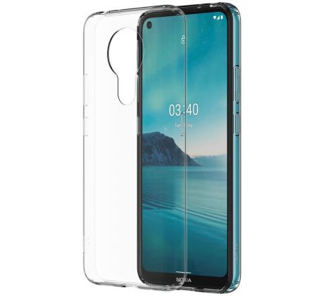 Transparentní silikonový kryt s tloušťkou 0,5mm  - Nokia 3.4 průsvitný