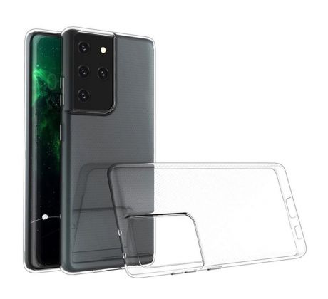 Transparentní silikonový kryt s tloušťkou 0,5mm  Samsung Galaxy S21 Ultra