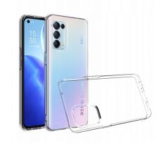 Transparentní silikonový kryt s tloušťkou 0,5mm  - OPPO Reno 5 Pro+ T průsvitný