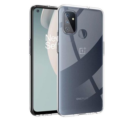 Transparentní silikonový kryt s tloušťkou 0,5mm  - OnePlus Nord N100 průsvitný