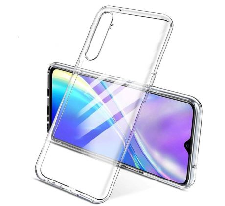 Transparentní silikonový kryt s tloušťkou 0,5mm  -  Realme 8 / 8 Pro průsvitný