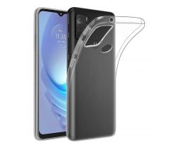 Transparentní silikonový kryt s tloušťkou 0,5mm  - Motorola Moto G71 5G průsvitný