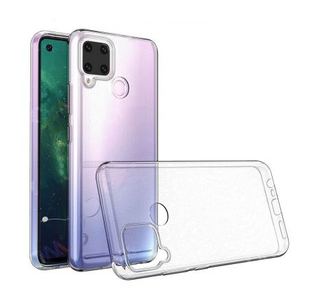 Transparentní silikonový kryt s tloušťkou 0,5mm  -  Realme C15 průsvitný