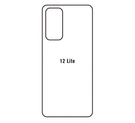 Hydrogel - matná zadní ochranná fólie - Xiaomi 12 Lite
