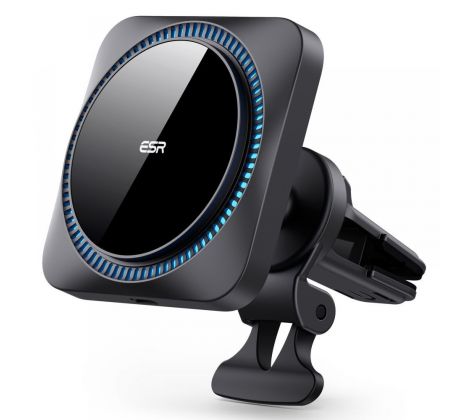 DRŽÁK DO AUTA S BEZDRÁTOVÝM NABÍJENÍM ESR HALOLOCK CRYOBOOST MAGNETIC MAGSAFE VENT CAR MOUNT WIRELESS CHARGER FROSTED ONYX