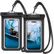 VODĚODOLNÉ POUZDRO SPIGEN A601 UNIVERSAL WATERPROOF CASE 2-PACK BLACK