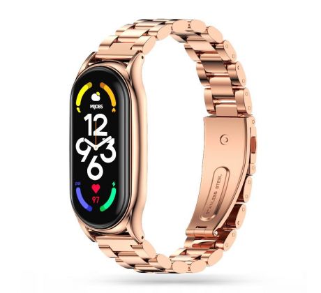 ŘEMÍNEK TECH-PROTECT STAINLESS XIAOMI MI SMART BAND 7 ROSE GOLD