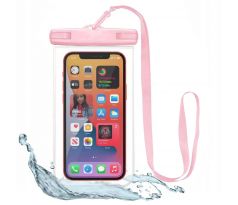 VODĚODOLNÉ POUZDRO TECH-PROTECT UNIVERSAL WATERPROOF CASE PINK