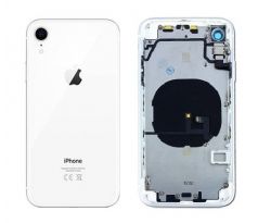 Apple iPhone XR - Zadní Housing - bílý  s malými instalovanými díly