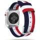 TECH-PROTECT WELLING APPLE WATCH 2/3/4/5/6/SE (42/44mm), NAVY/RED