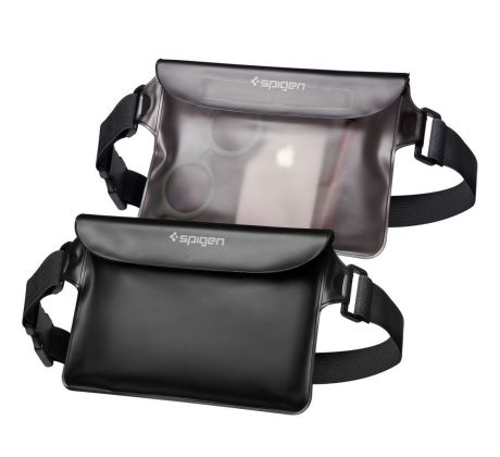 VODĚODOLNÉ POUZDRO SPIGEN A620 UNIVERSAL WATERPROOF WAIST BAG 2-PACK BLACK