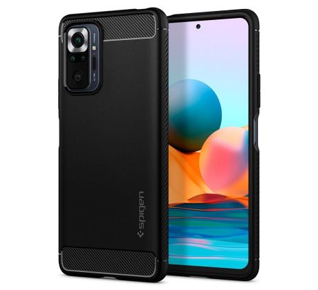 KRYT SPIGEN RUGGED ARMOR XIAOMI REDMI NOTE 10 PRO MATTE BLACK