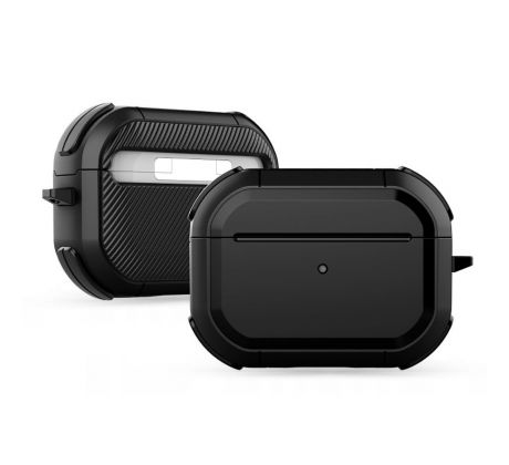 POUZDRO/KRYT TECH-PROTECT ROUGH APPLE Airpods PRO 1 / 2 BLACK