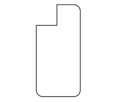 Hydrogel - zadní ochranná fólie - iPhone 13 mini - typ 6