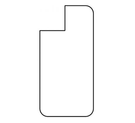 Hydrogel - zadní ochranná fólie - iPhone 13 mini, typ výřezu 7
