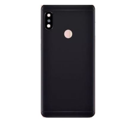 Xiaomi Redmi Note 5 - Zadní kryt - černý -  se sklíčkem zadní kamery (náhradní díl)
