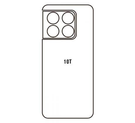 Hydrogel - zadní ochranná fólie - OnePlus 10T/Ace Pro