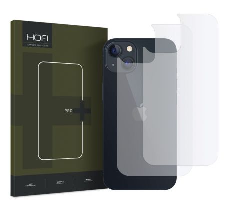 2KS V BALENÍ, SET 2 FÓLII HOFI HYDROFLEX PRO+ BACK PROTECTOR 2-PACK iPhone 13 CLEAR