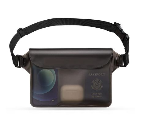 VODĚODOLNÉ POUZDRO TECH-PROTECT UNIVERSAL WATERPROOF POUCH GREY/CLEAR