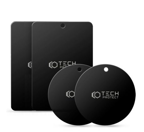 TECH-PROTECT METALPLATE MAGNETIC CAR MOUNT 4-PACK BLACK