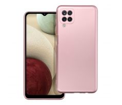 METALLIC Case  Samsung Galaxy A12 růžový