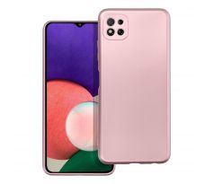 METALLIC Case  Samsung Galaxy A22 5G růžový